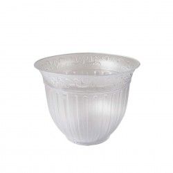 Vaso Plstico Grecia Redondo Incolor 34X29.5cm