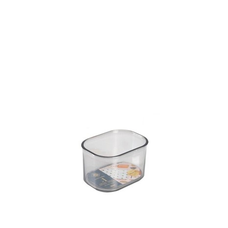 Cesto Multiusos Plástico Luxe Incolor 0.2l 8.5X8.3X8.2cm - Image product