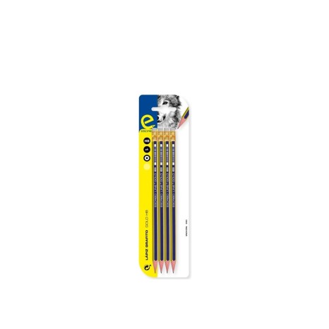 L�pis Hb com Borracha Pack 4 - Image product