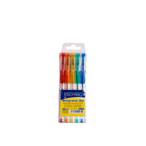 Caneta Gel Purpurina Pack 5 Multicor - Image product