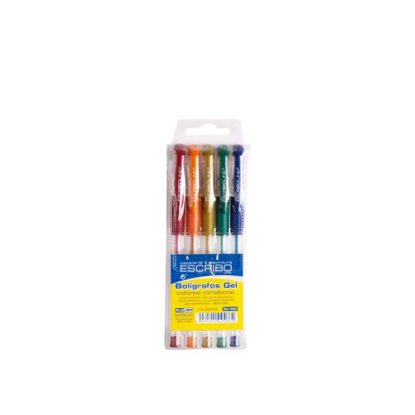 Caneta Gel Metal Pack 5 Multicor - Image product