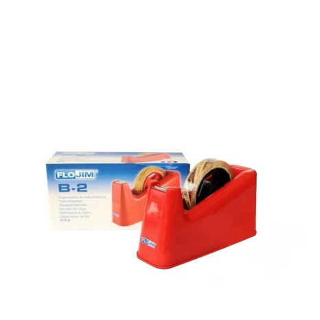 Desenrolador Fita Cola Pl�stico Flojim Vermelho 12/19/25mm - Image product