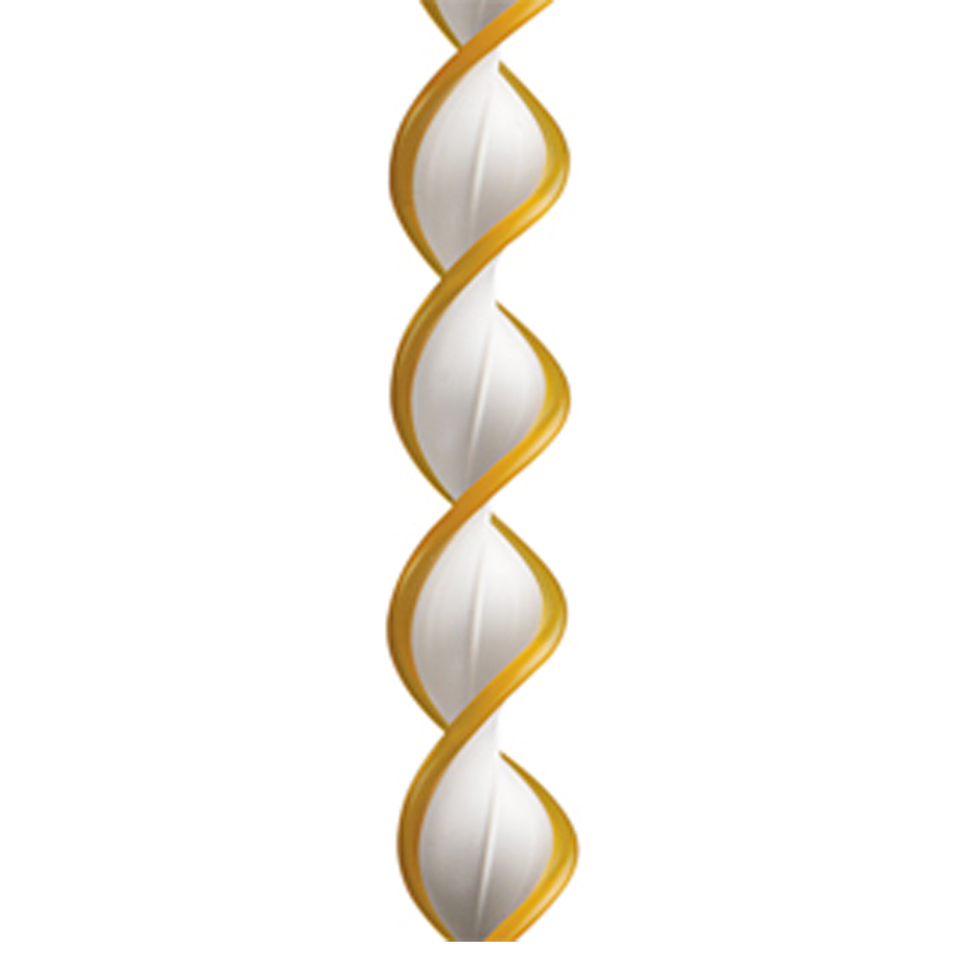 Cortina Nova Ibiza 90X200cm Ref.89 Branco Fio Laranja