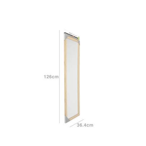 Espelho Porta Castanho 36.4X126cm - Image product