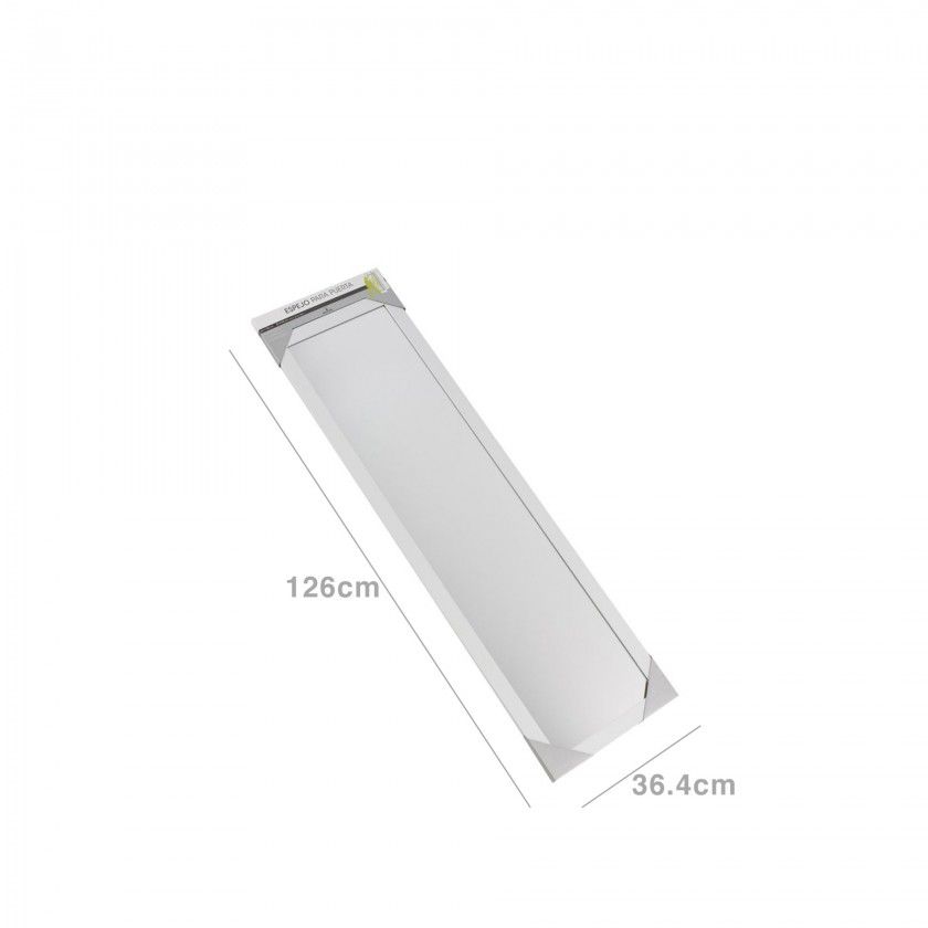 Espelho Porta Branco 36.4X126cm Espelho Porta Branco 36.4X126cm