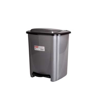 Balde Lixo com Pedal Metal 10L 27.5X23X31.5cm