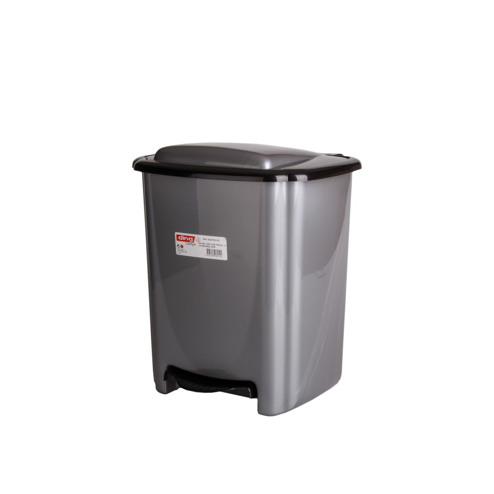 Balde Lixo com Pedal Metal 10L 27.5X23X31.5cm