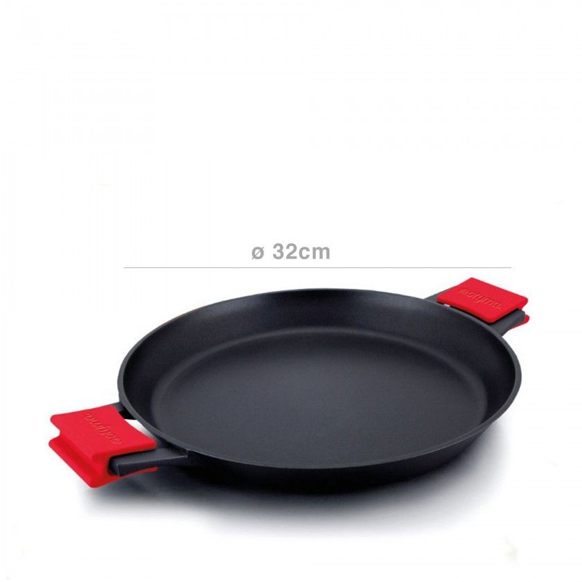 Paellera Antiaderente com Pegas Silicone Troia 32CM Paellera Antiaderente com Pegas Silicone Troia 32CM