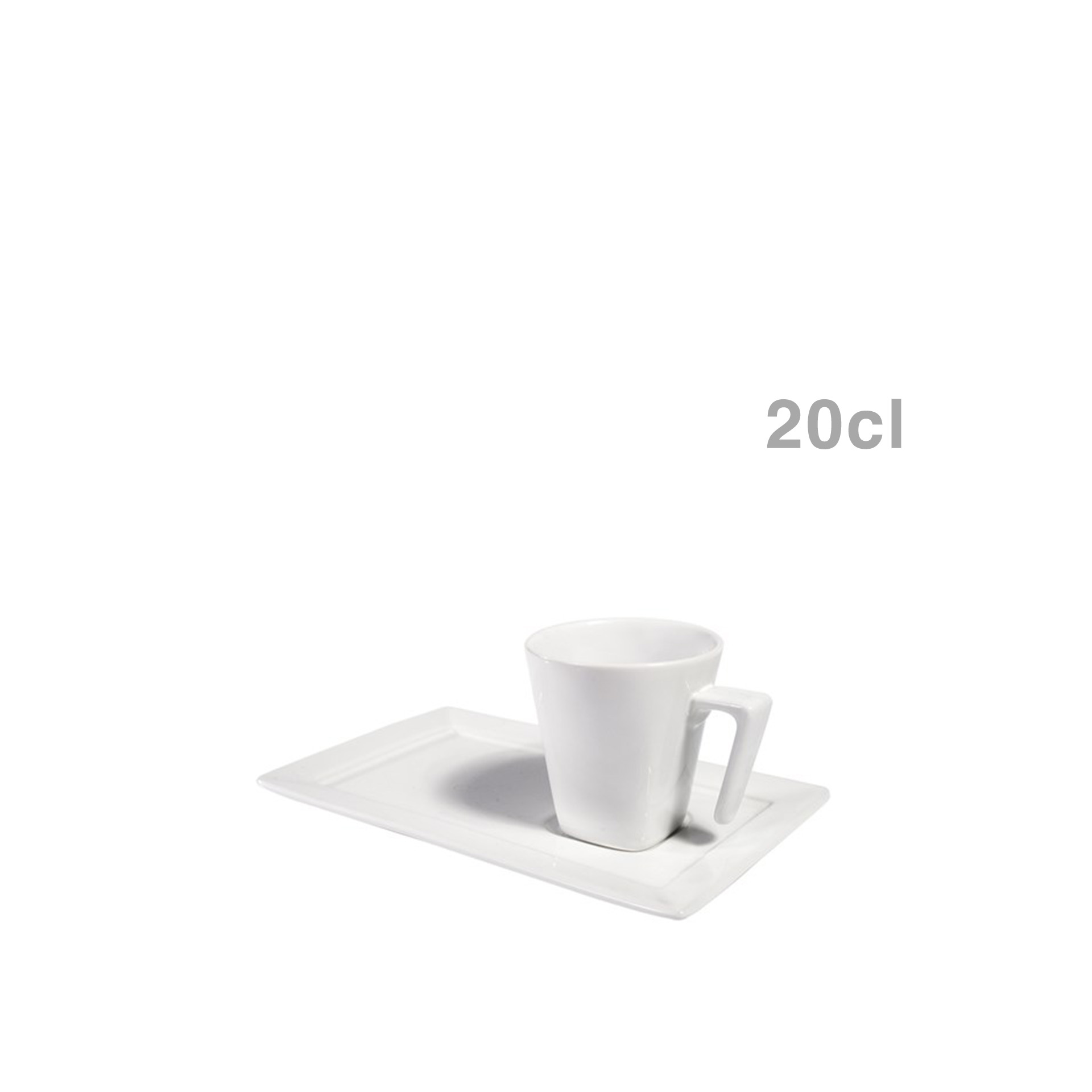 Chávena Chá Cerâmica com Pires 200ml