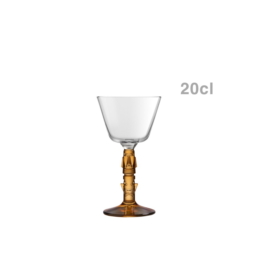 Copo com Pé Cocktail Tiki 20cl Pack 12