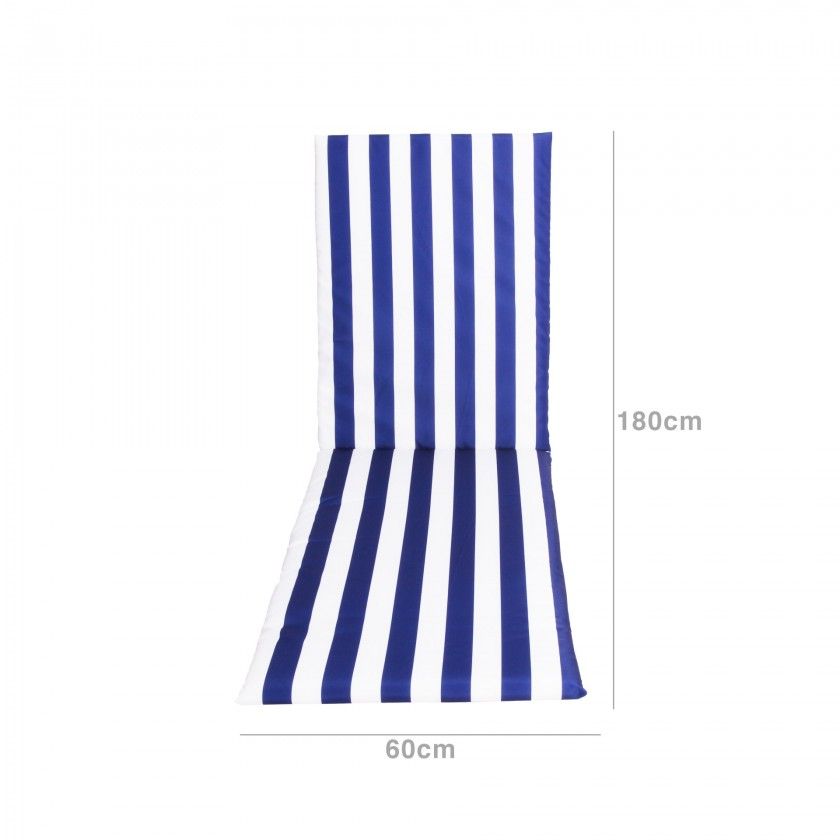 Colchão Espreguiçadeira Poliéster 180X60X4cm Colchão Espreguiçadeira Poliéster 180X60X4cm