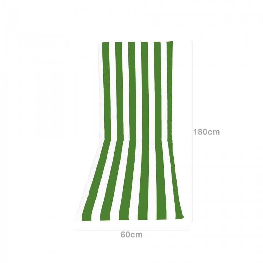 Colchão Espreguiçadeira Poliéster 180X60X4cm Colchão Espreguiçadeira Poliéster 180X60X4cm