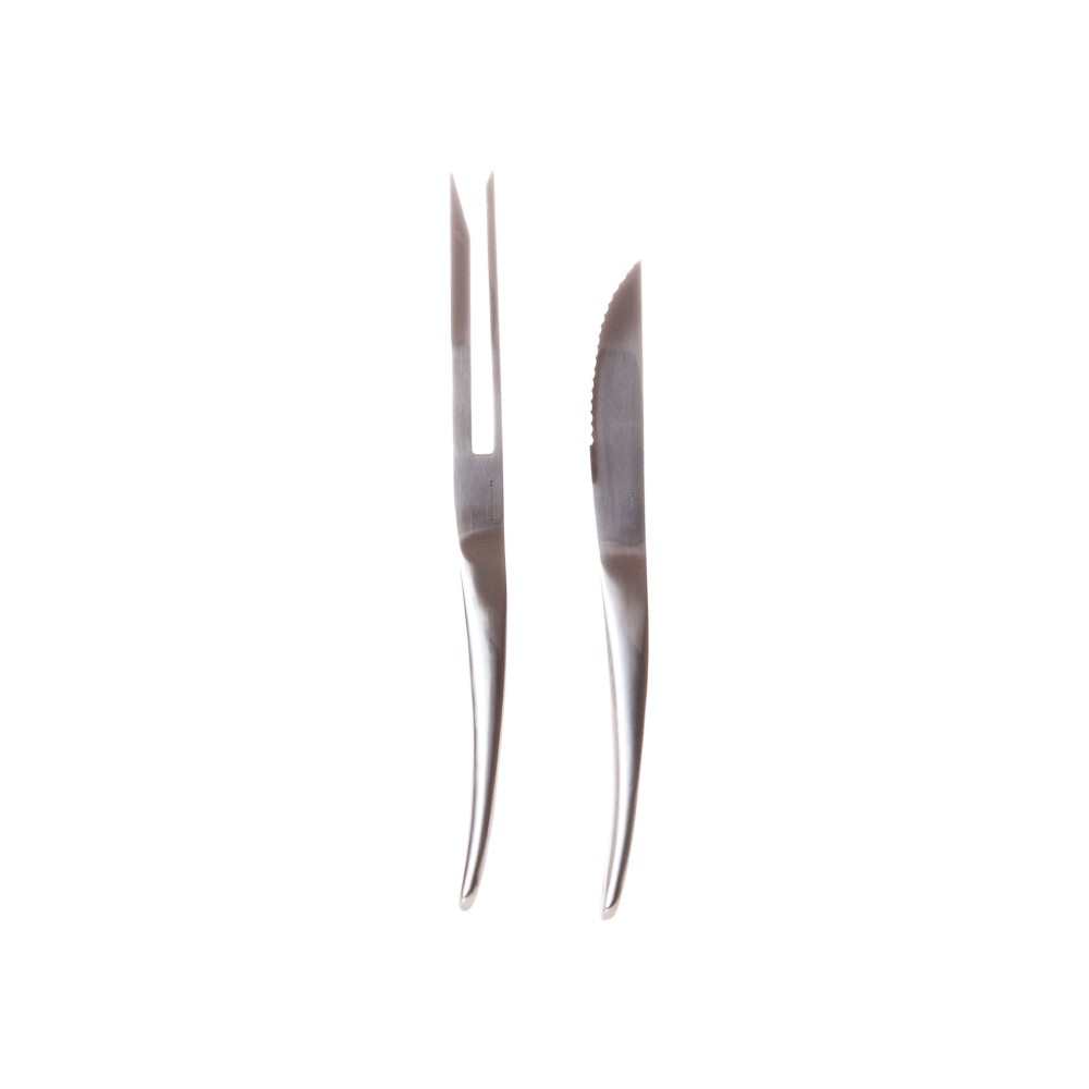 Estojo Churrasco Inox Gambel 2 Peças