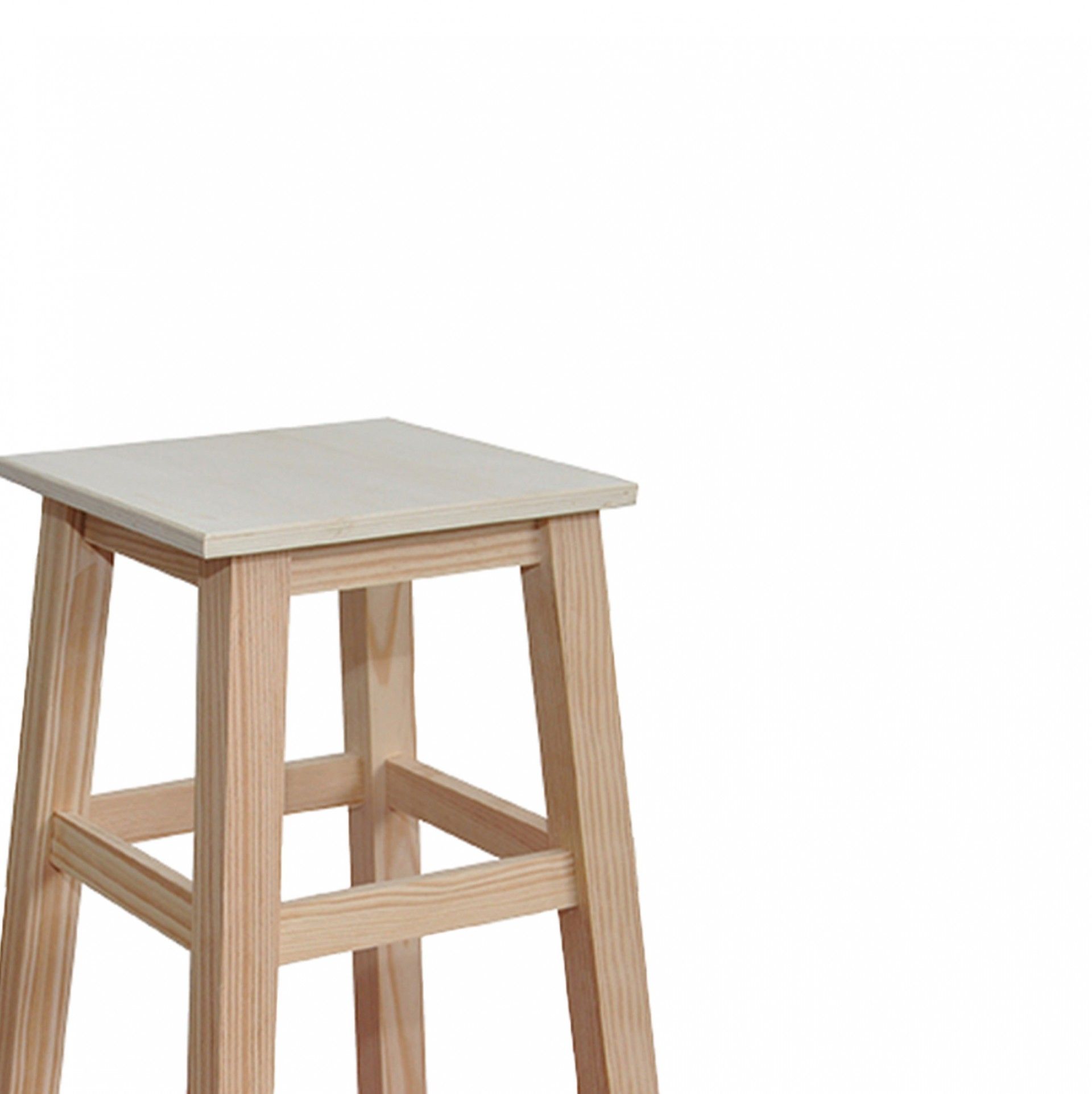 Banco Madeira Quadrado