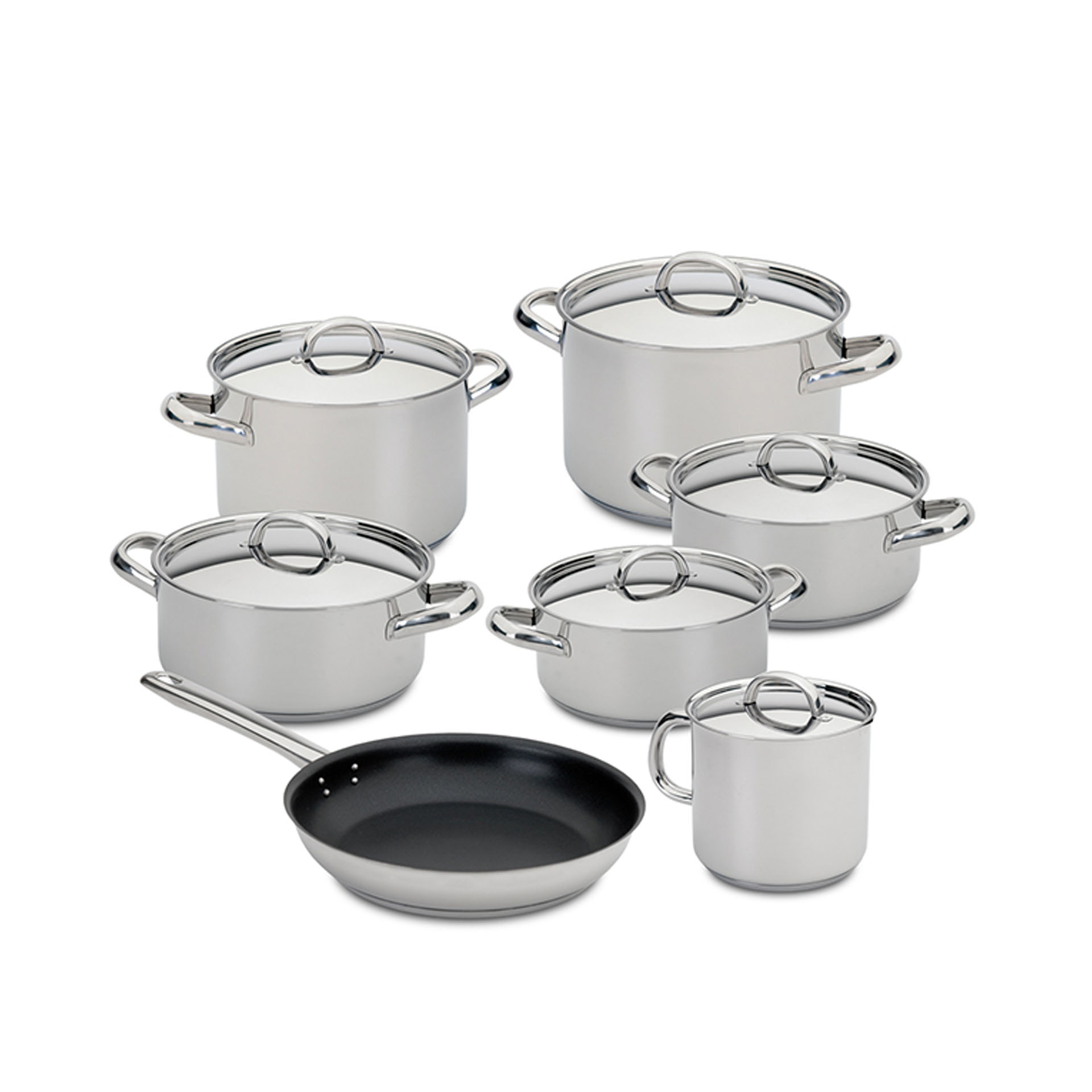 Trem Panelas Low Cost 7 Peças