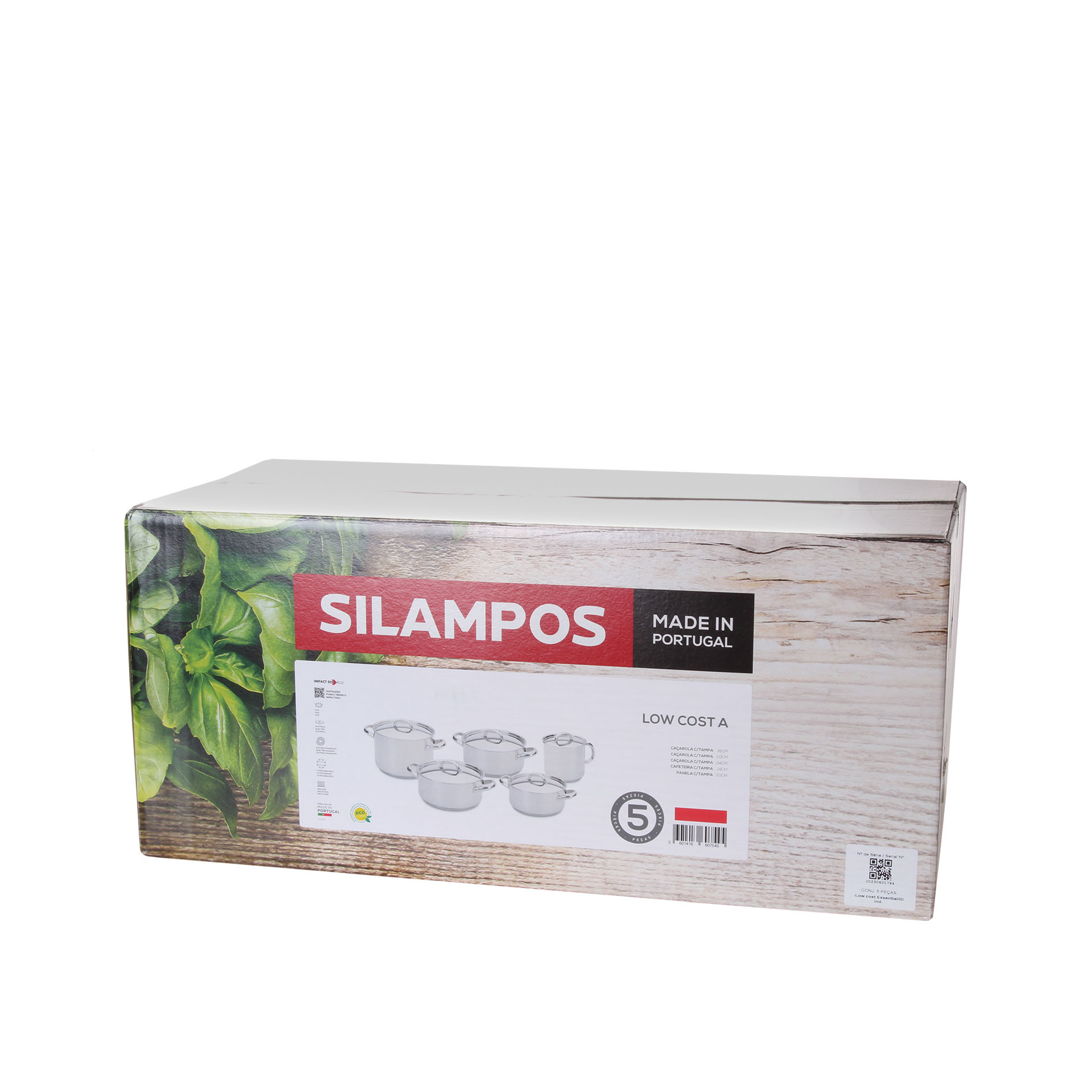 Low Cost Essential Trem Panelas 5 Peças