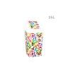 Papeleira com Tampa Basculante Quadrado Multicor 25l Papeleira com Tampa Basculante Quadrado Multicor 25l