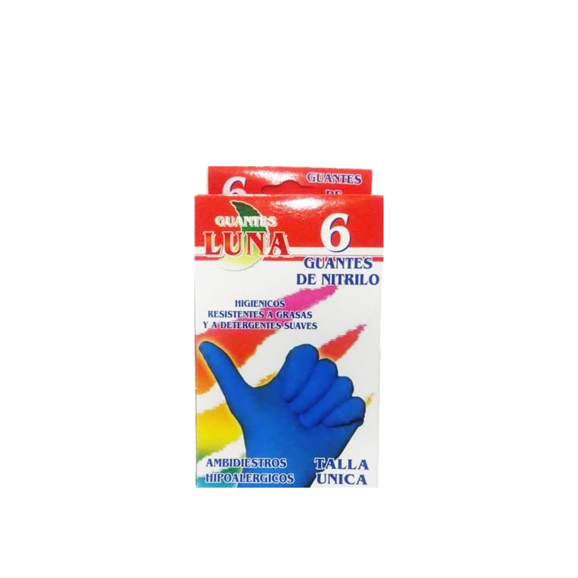 Luvas Nitrilo Luna Caixa 6