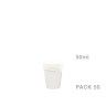Copo Café Cartão Branco 60ML Pack 50 Copo Café Cartão Branco 60ML Pack 50