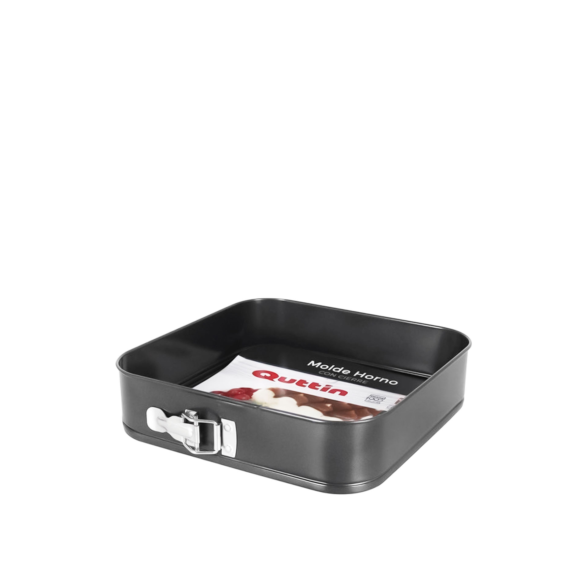 Forma Quadrada Desmontável Preto 28X28X6.8cm