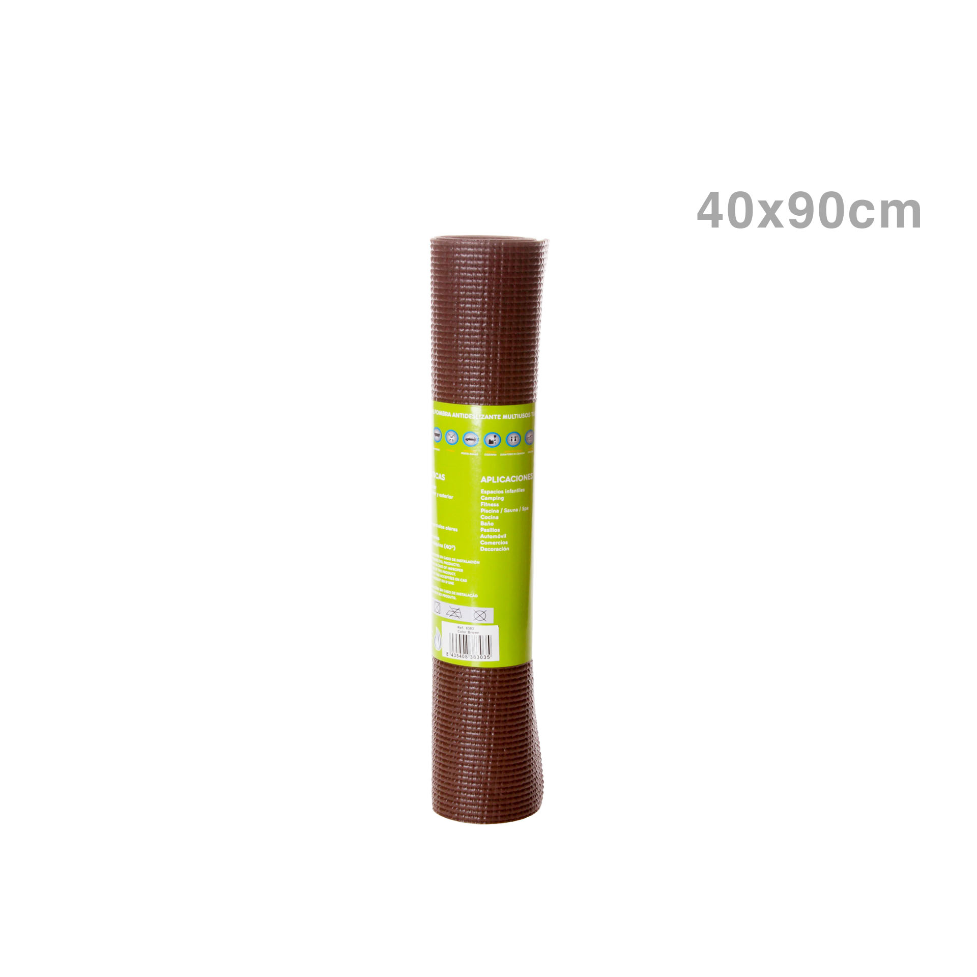 Rolo Antiderrapante 40X90CM Castanho