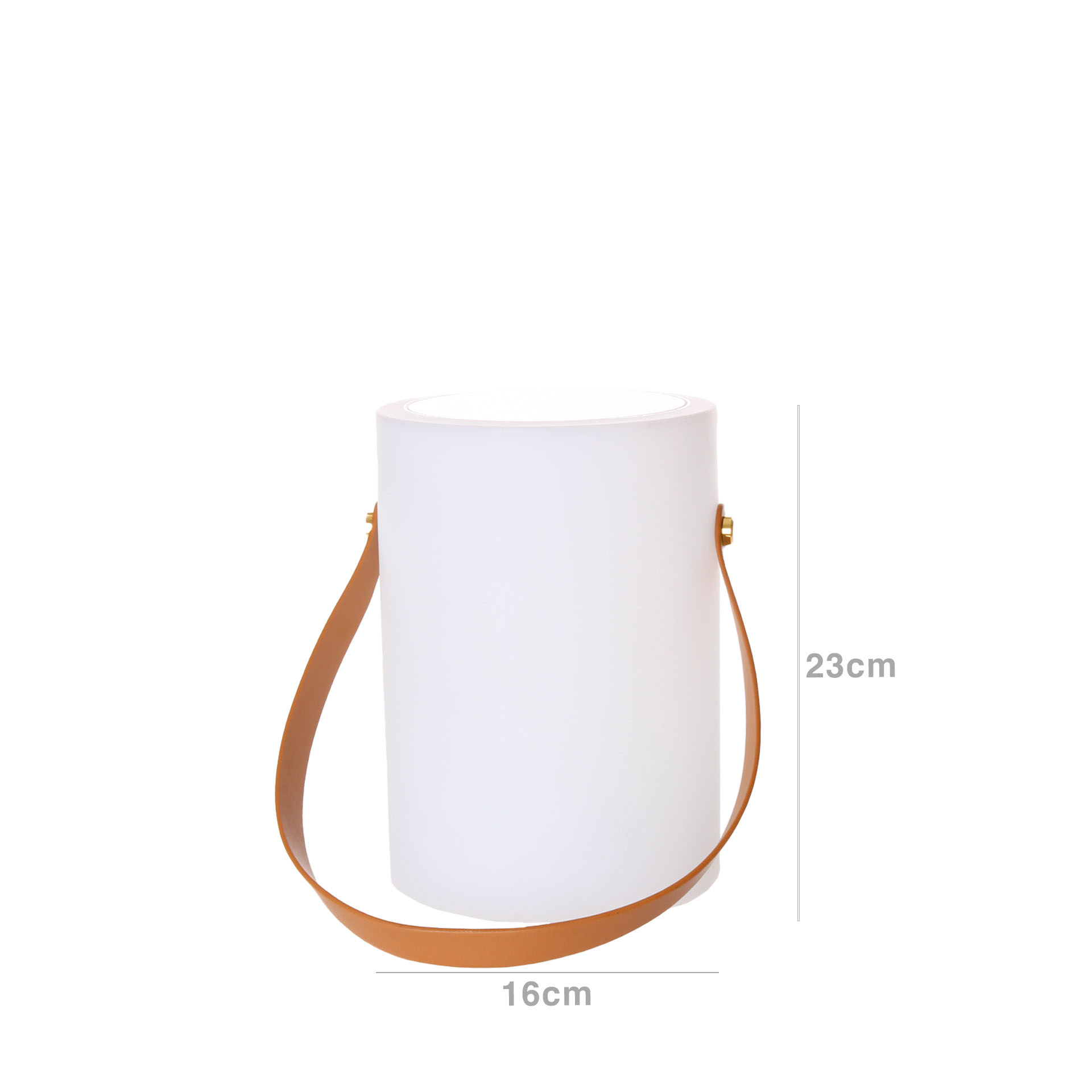 Candeeiro com Bateria Recarregável Multicor 16X16X23cm