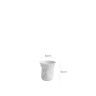 Recipiente Loua Branco 20cl 8X9cm