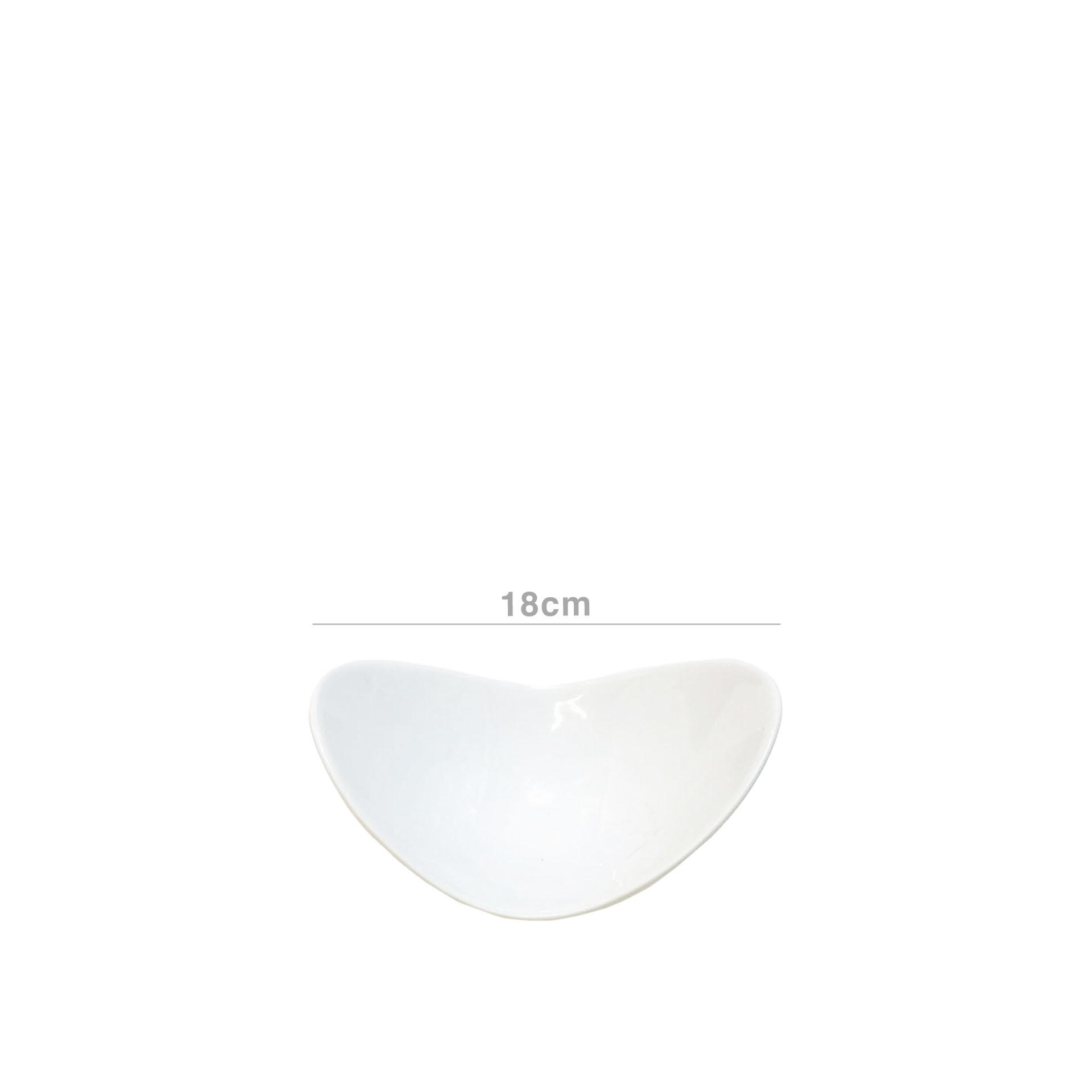 Taça Porcelana Loft Branco 22cl 18X13X10cm