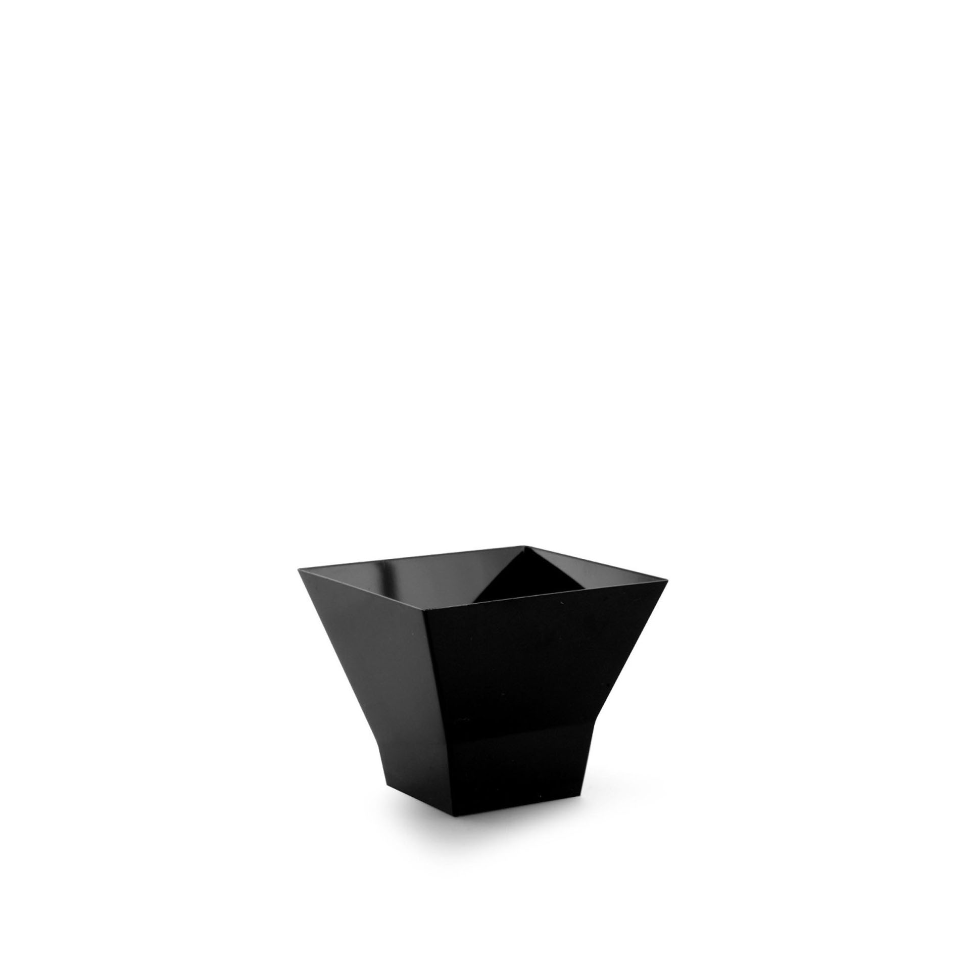 Taça Reutilizável Fingerfood Preto 90ml Pack 25