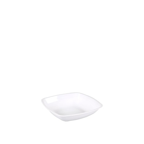 Prato Plástico Fingerfood Fundo Branco 18cm Pack 25 - Image product