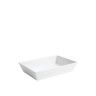 Travessa Melamina Retangular Branco 35X25X7cm Travessa Melamina Retangular Branco 35X25X7cm
