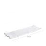 Bandeja Melamina Air Retangular Branco 53cm Bandeja Melamina Air Retangular Branco 53cm