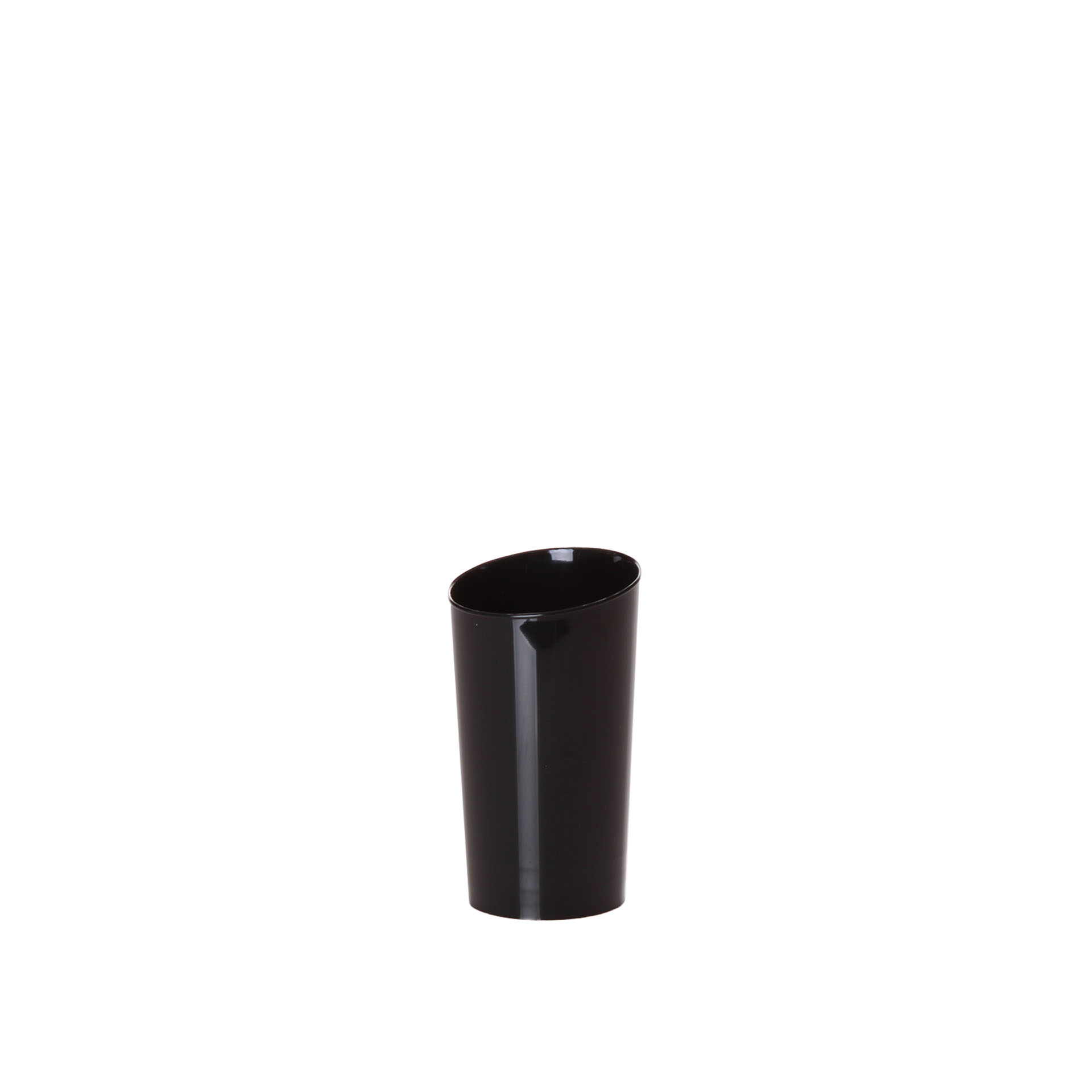 Copo Reutilizável Fingerfood Cónico Preto 150ml Pack 10
