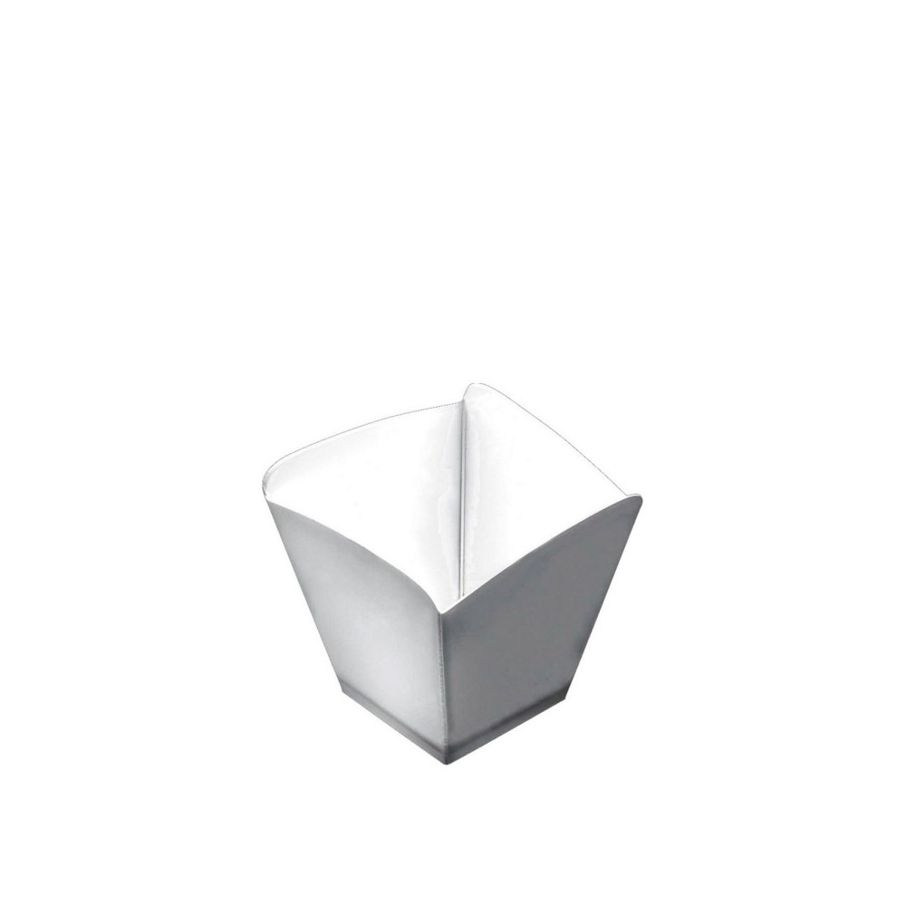 Ta�a Reutiliz�vel Onda Fingerfood Branco 100ml Pack 25
