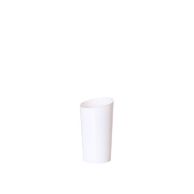 Copo Reutiliz�vel Fingerfood C�nico Branco 150ml Pack 10