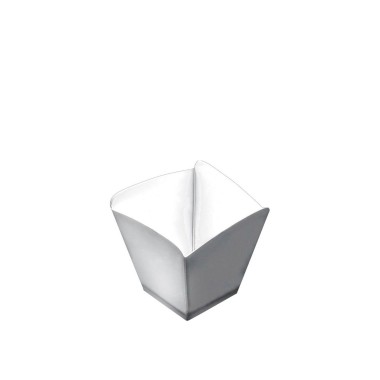 Ta�a Reutiliz�vel Onda Fingerfood Branco 100ml Pack 25