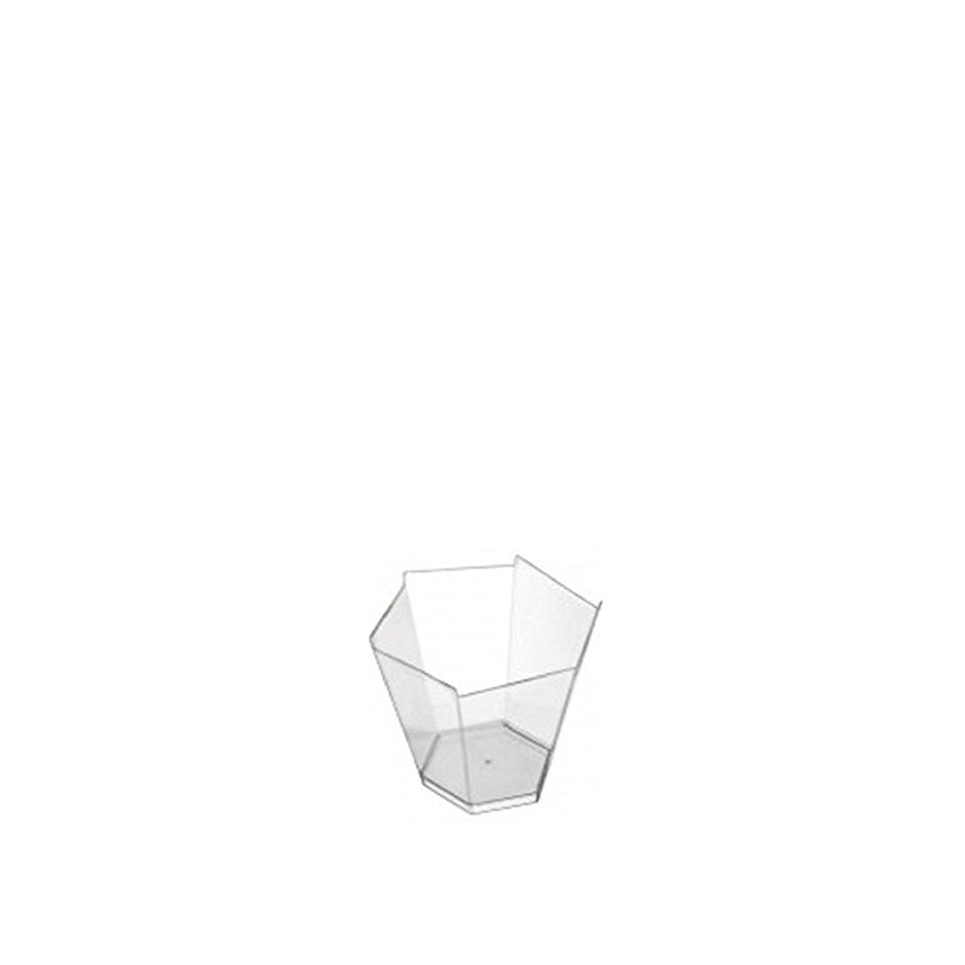 Taça Reutilizável Gardenia Fingerfood Incolor 100ml Pack 25