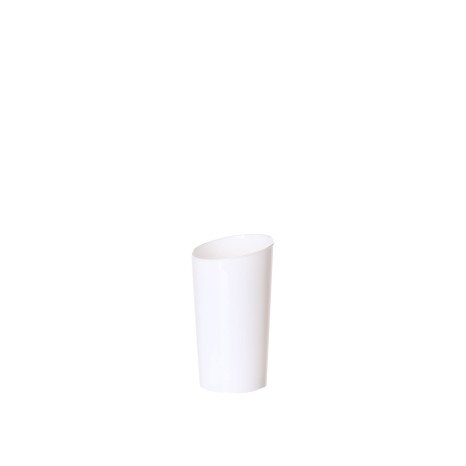 Copo Reutilizável Fingerfood Cónico Branco 150ml Pack 10 - Image product