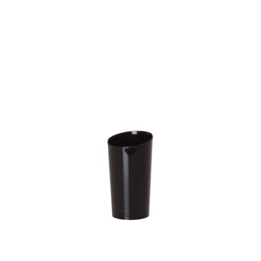 Copo Reutiliz�vel Fingerfood C�nico Preto 150ml Pack 10