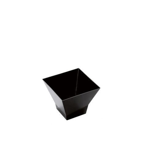 Ta�a Reutiliz�vel Pagoda Fingerfood Preto 150ml Pack 12 - Image product