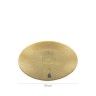 Prato Marcador Vidro Aster 34cm Dourado Prato Marcador Vidro Aster 34cm Dourado
