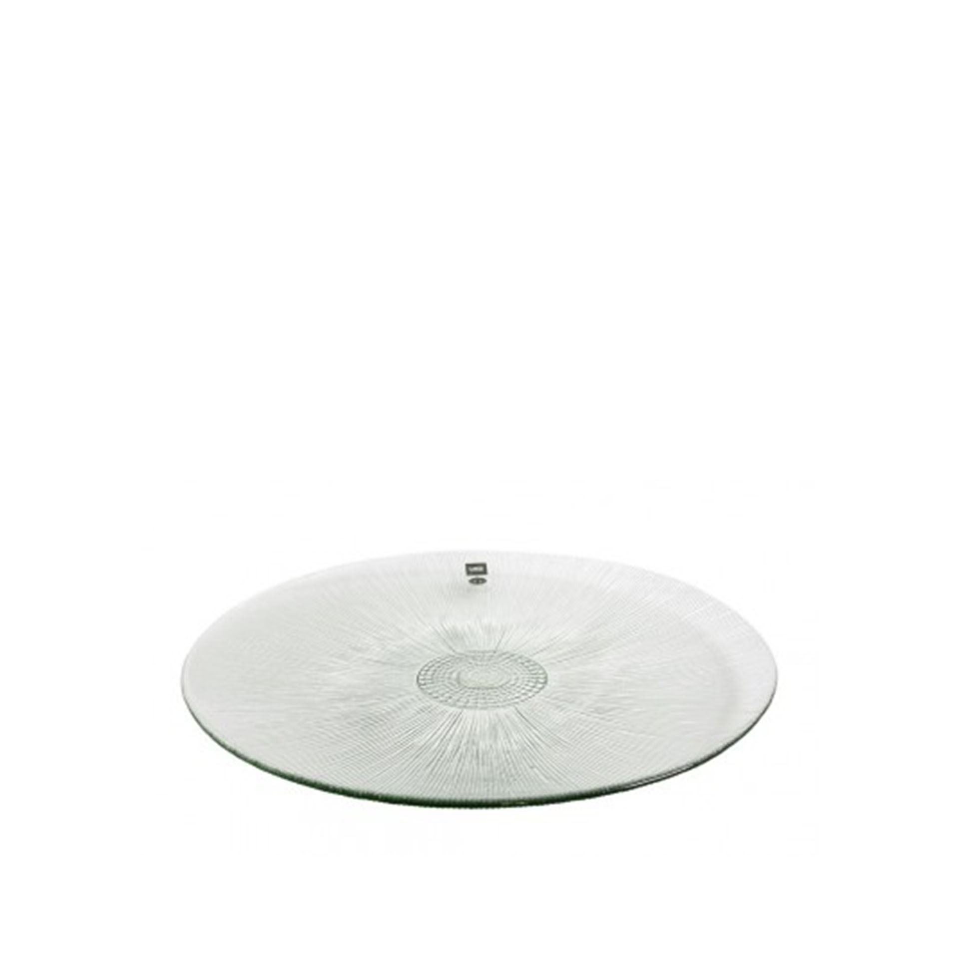 Prato Marcador Vidro Aster 34cm