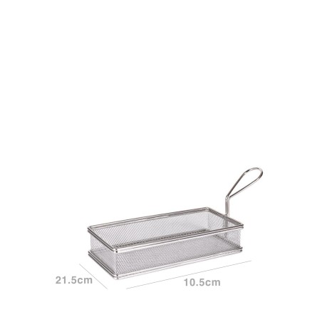 Cesto Inox Orio Retangular 21.5X10.5X4.5cm - Image product