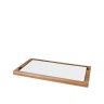Suporte Acácia com Bandeja Bege 37X20X2cm Suporte Acácia com Bandeja Bege 37X20X2cm