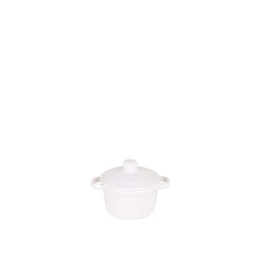 Caçarola Melamina Branco 7X9X4cm