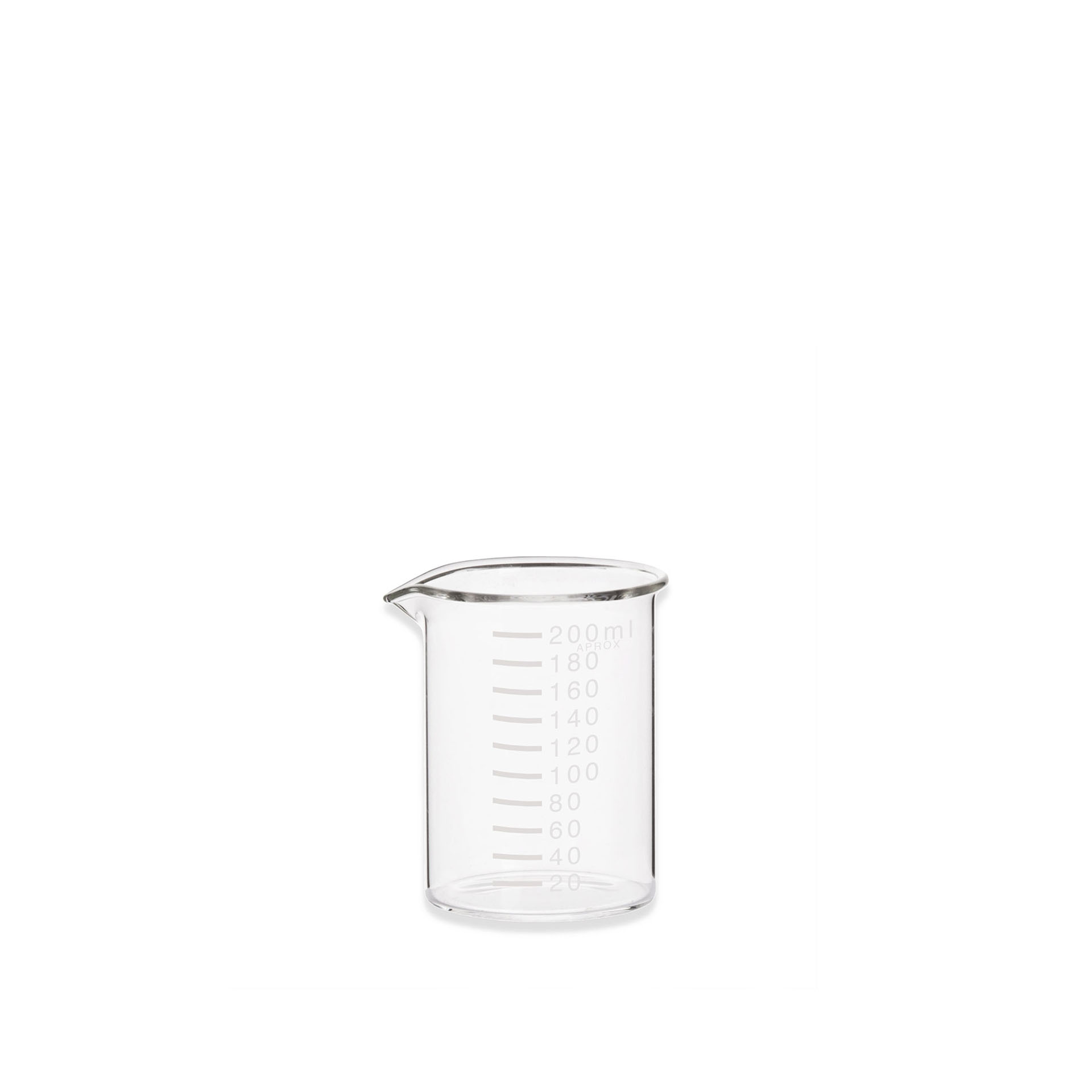 Copo Medidor Vidro Bartender Incolor 200ml