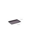 Bandeja Gourmand Ming Preto 20X13X2cm Bandeja Gourmand Ming Preto 20X13X2cm