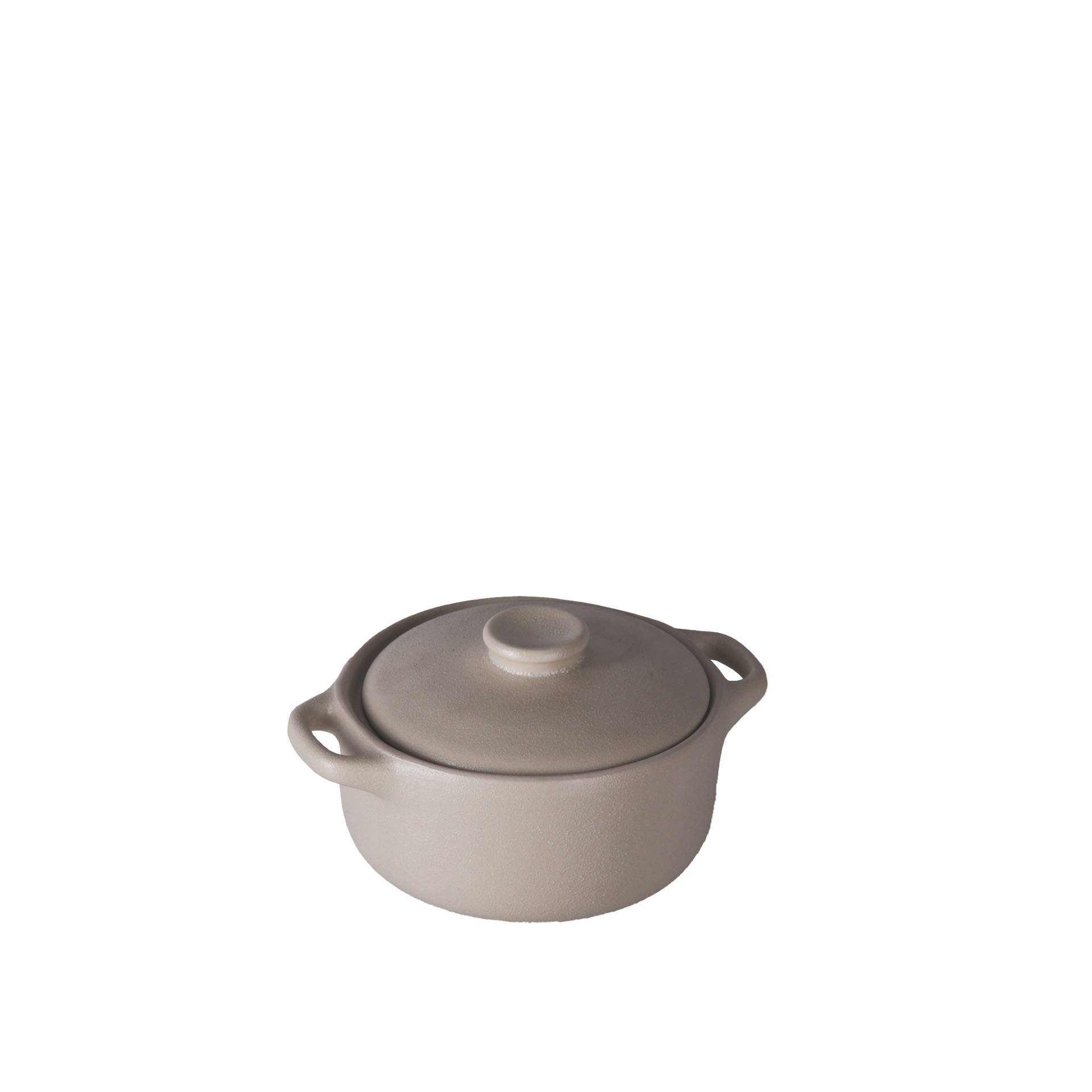 Caçarola Charme Redondo Bege 10X13X5cm