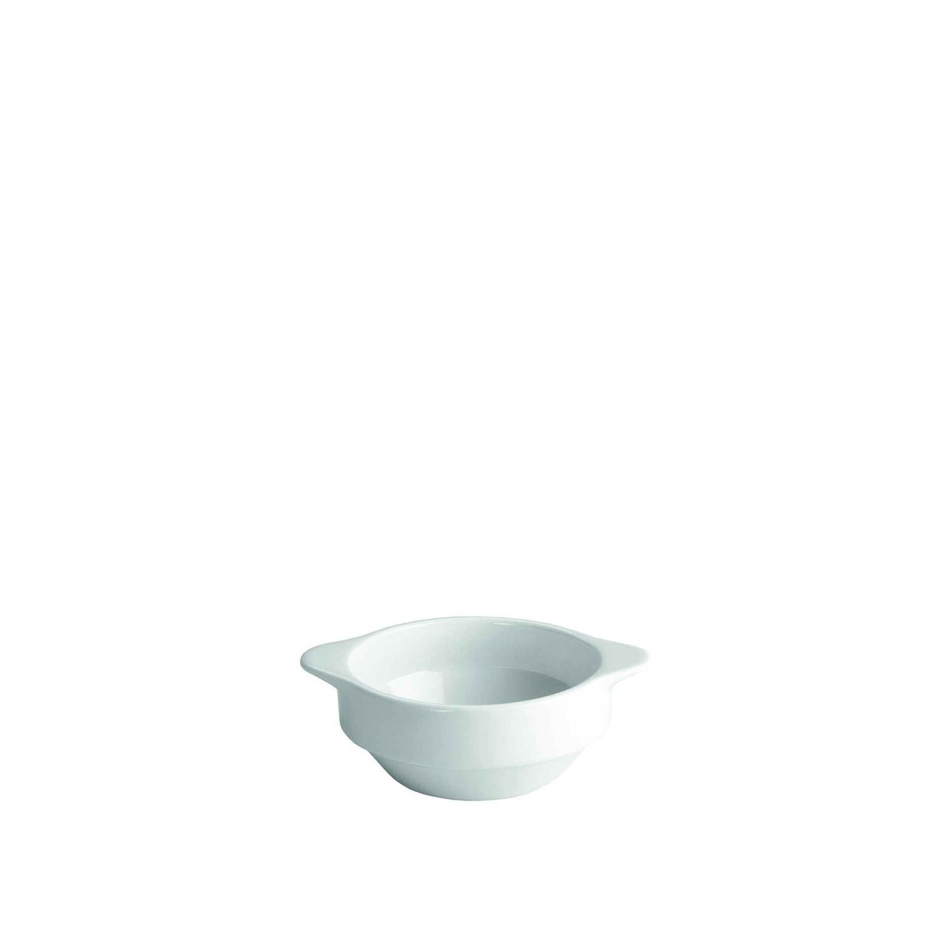 Taça Porcelana Consome com Asas Redondo Branco 300ml 15X12X5.5cm