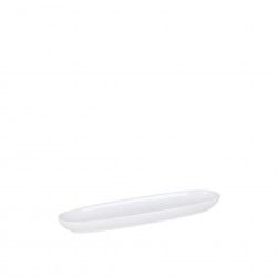 Bandeja Porcelana Baguette Branco 33X10X2cm